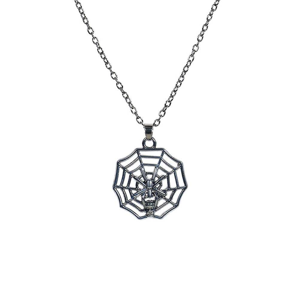 Spider Web Necklace Halloween Scary Necklace Halloween Gifts - Giftlab