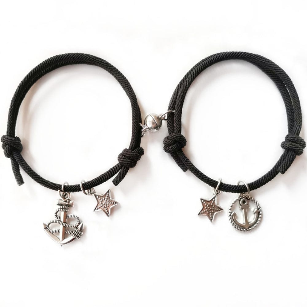 Magnetic Couple Weave Bracelet Set Valentine's Day Gift for Couples Friends - Giftlab