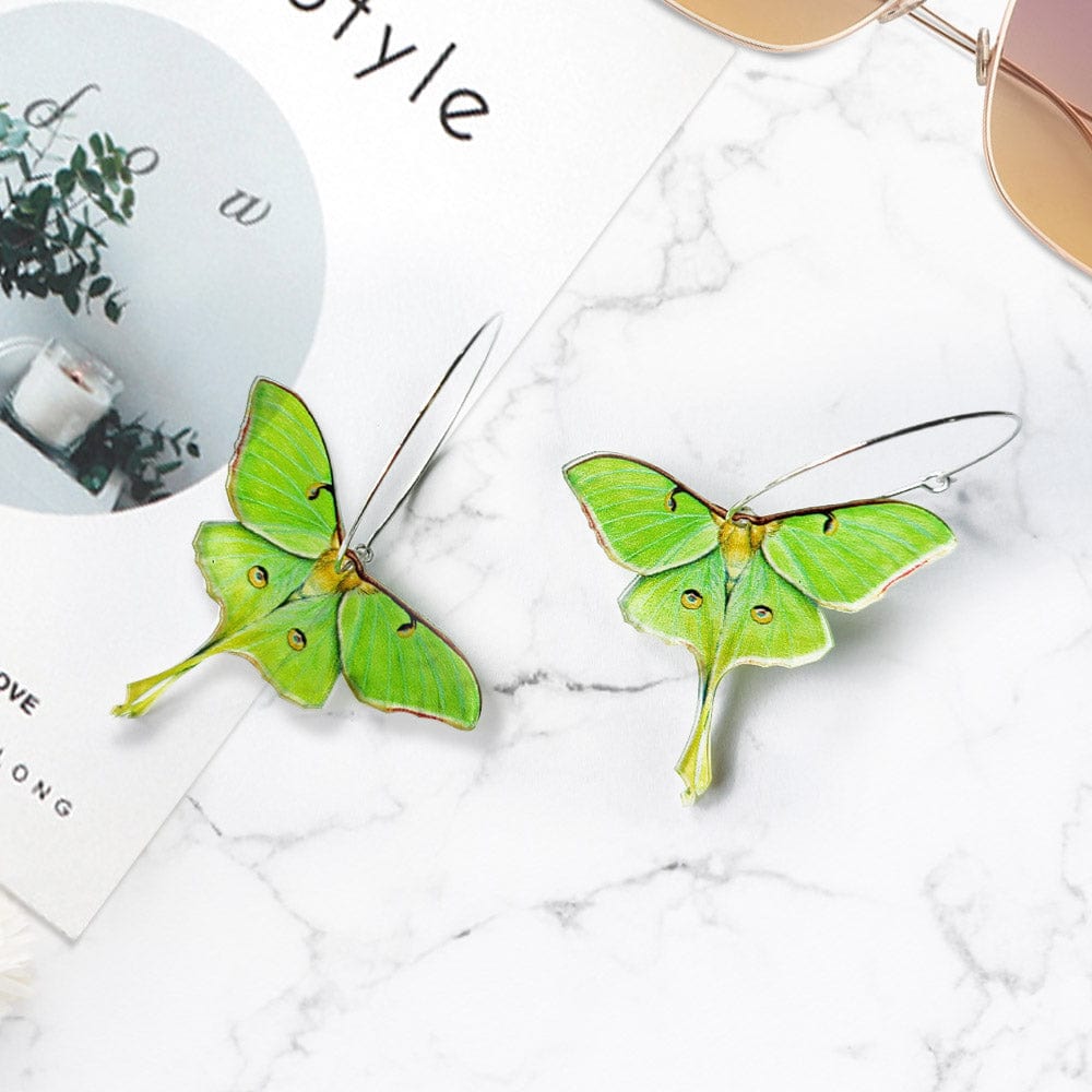 Butterfly Earrings Handmade Earrings Gift For Friends-Green - Giftlab