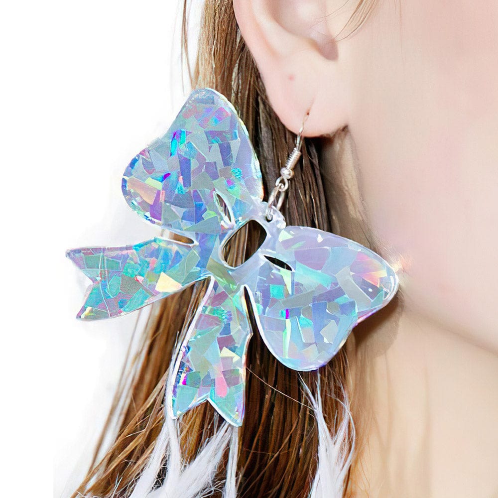 Butterfly Earrings Clear Butterfly Earrings Gift For Her - Giftlab