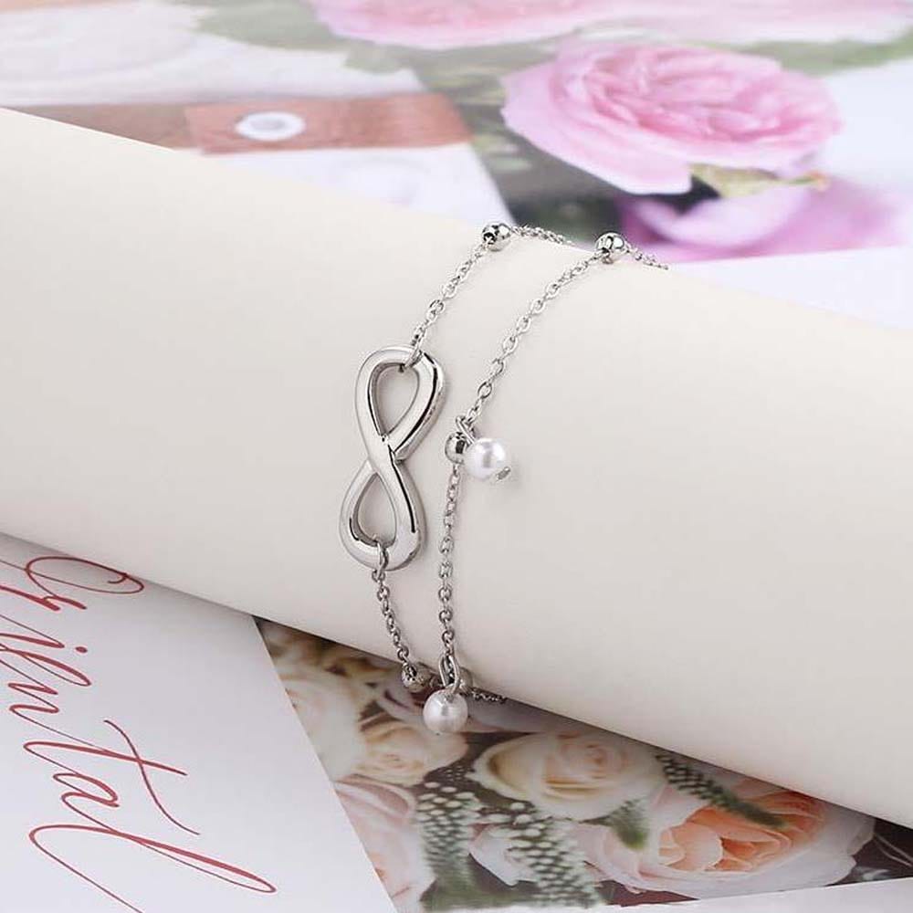 Boho Ankle Bracelet Infinity Anklet Layered Beach Anklet Gifts for Her - Giftlab