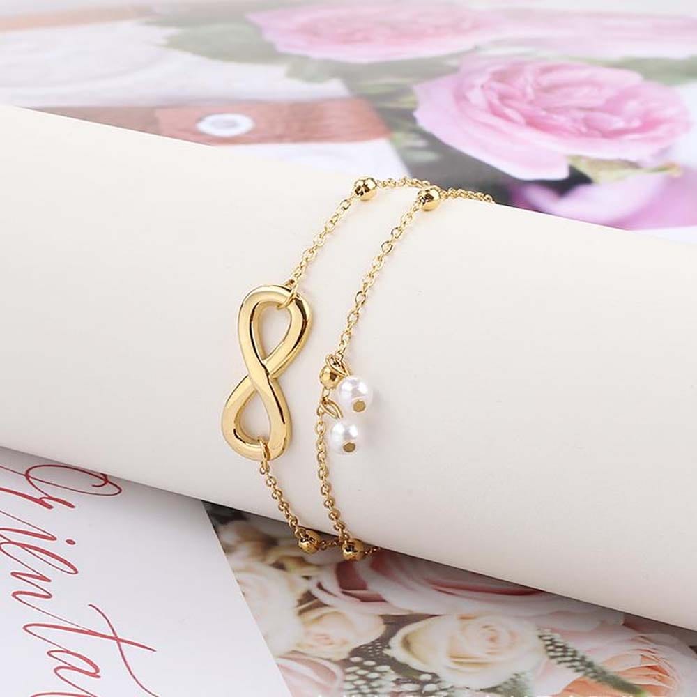 Boho Ankle Bracelet Infinity Anklet Layered Beach Anklet Gifts for Her - Giftlab