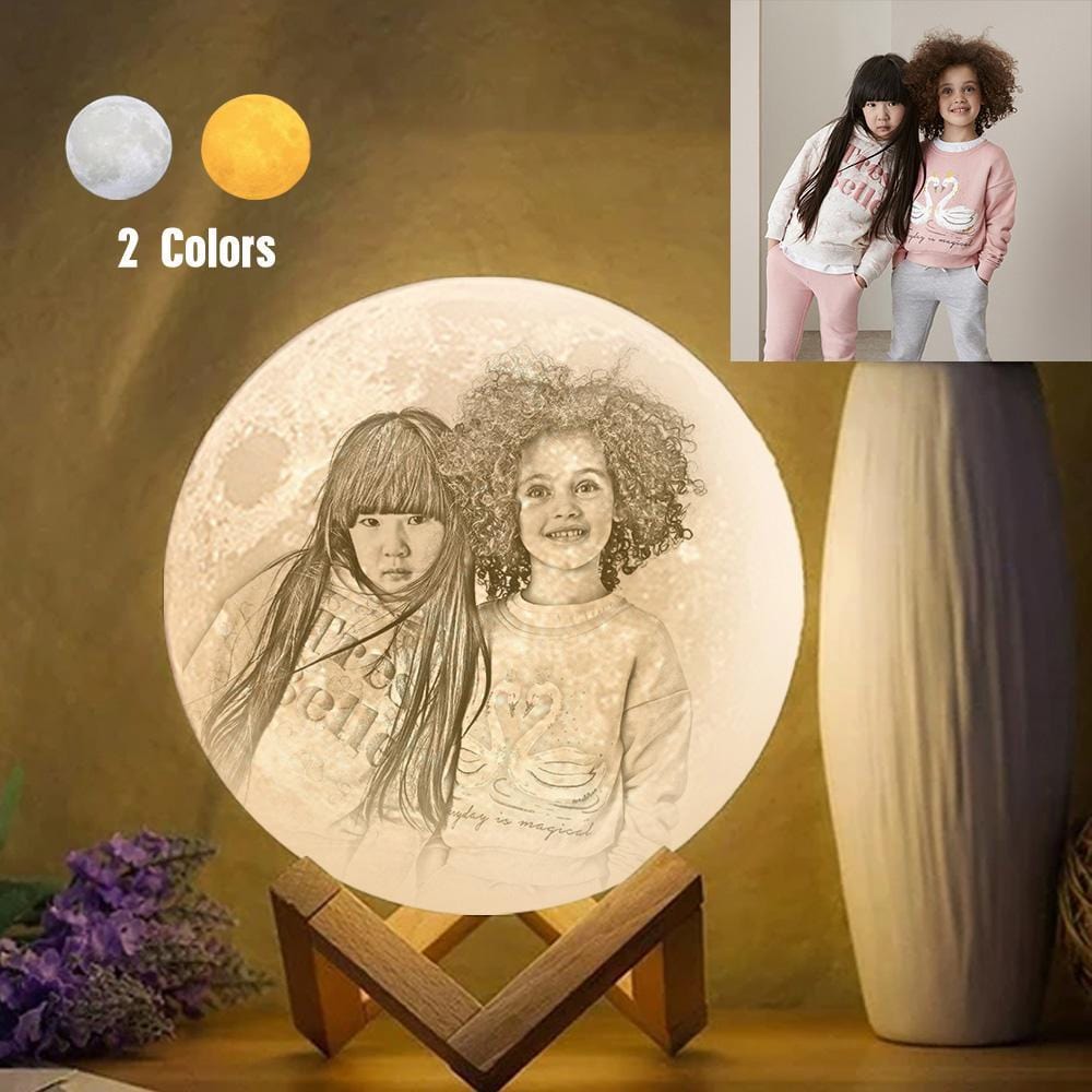 Personalized Moon Lamp Anniversary Gift For Friend Sympathy Gifts for Friend - Giftlab