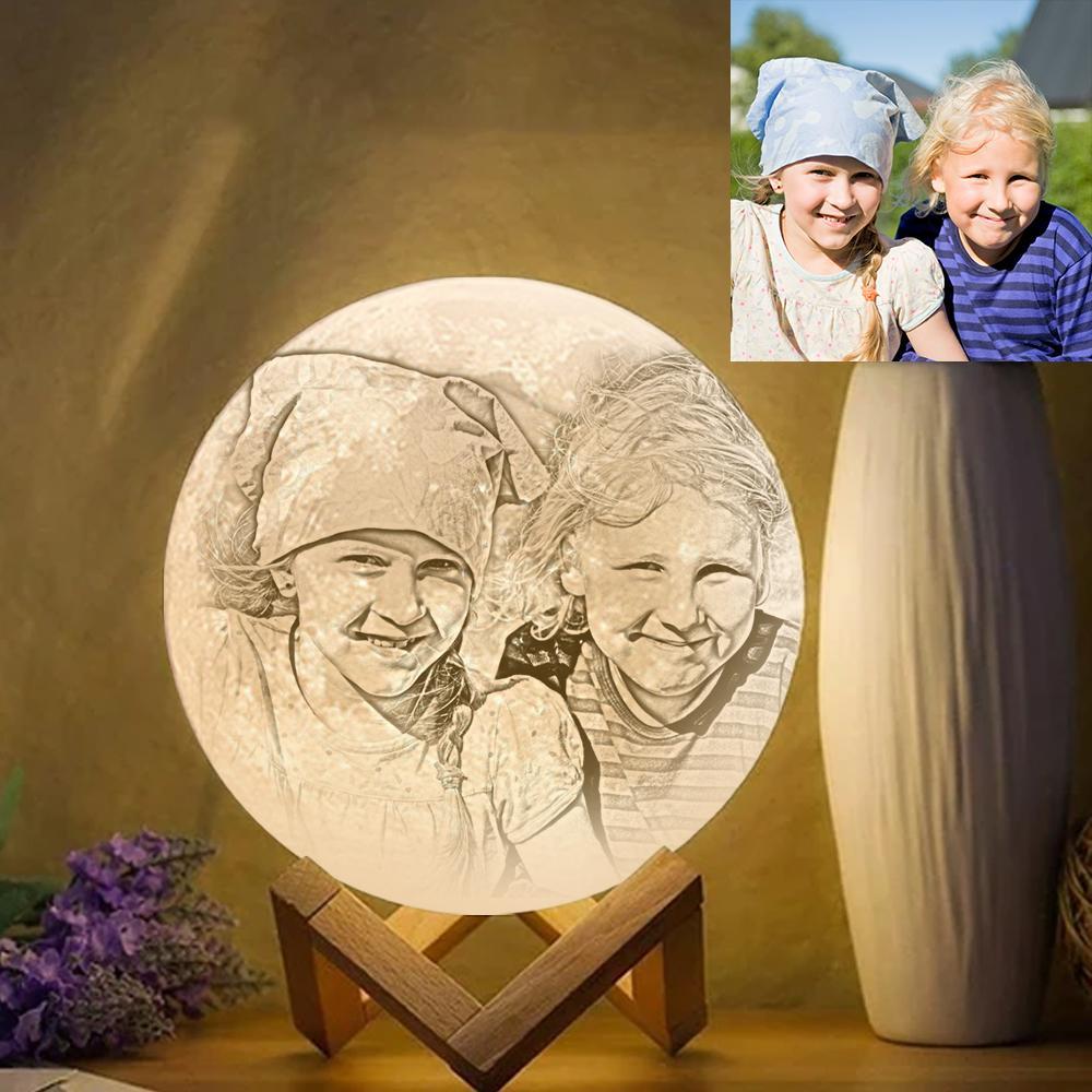 Best Friend Anniversary Gift Moon Lamp Gift For Kid - Remote Control 16 Colors - Giftlab