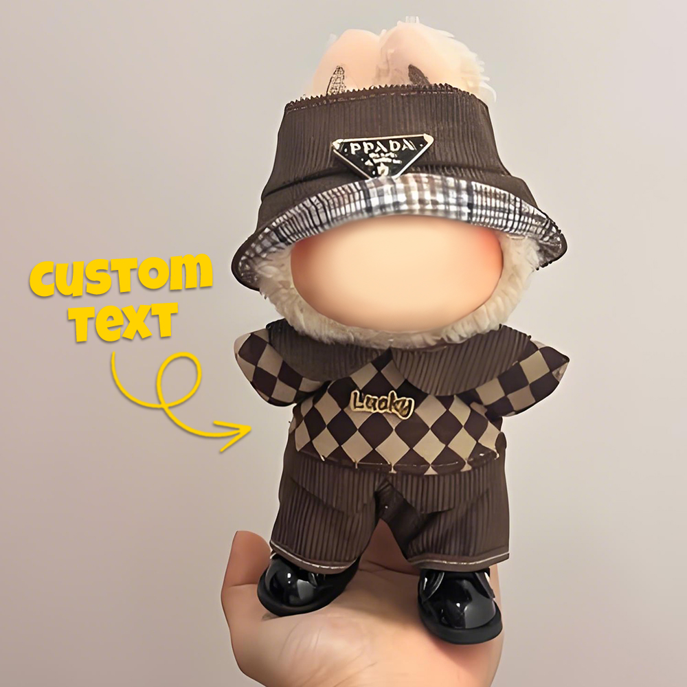 Personalized Text 17cm Labu Doll Clothes Outfits Fits Gen 1/2/3 (Doll Not Included)