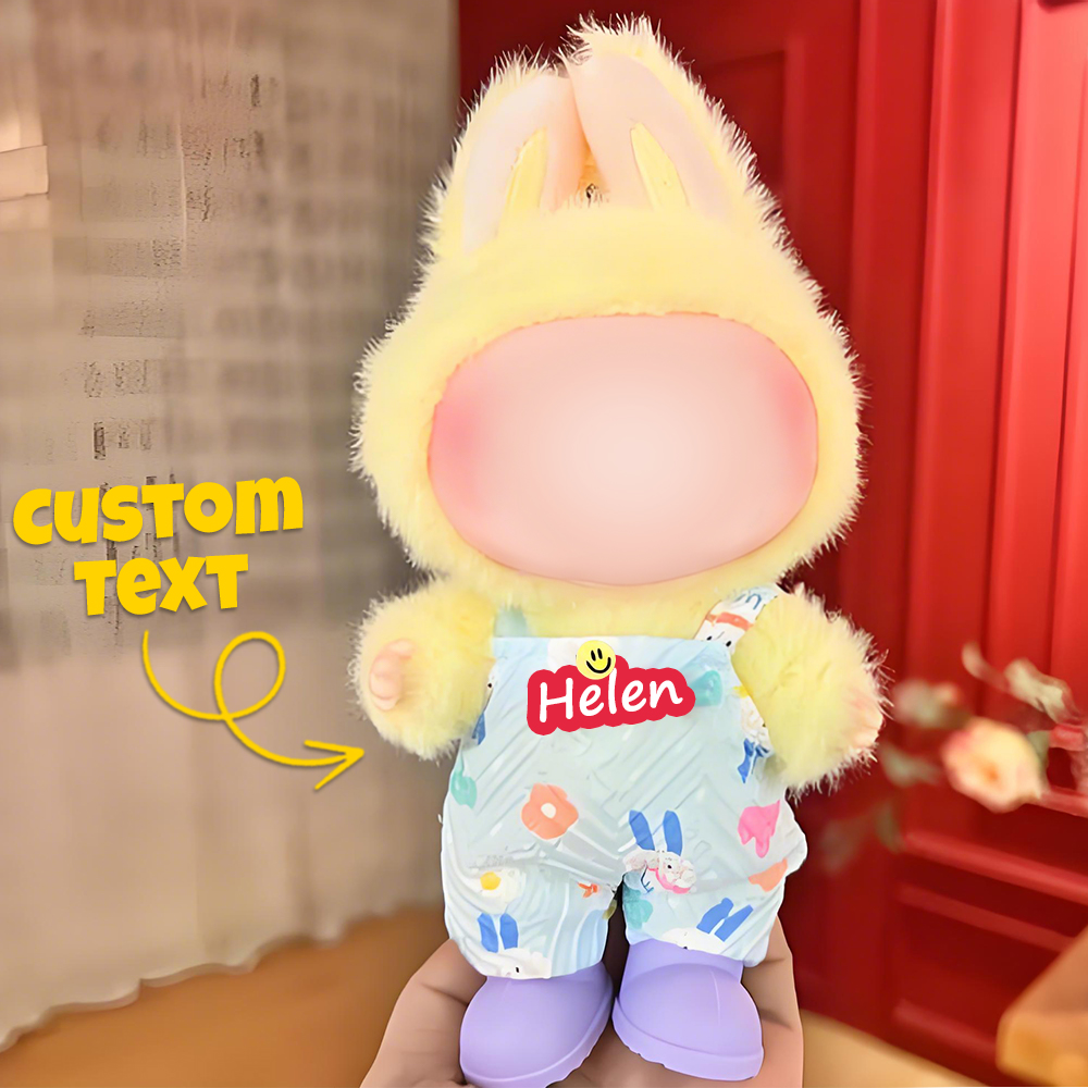 Personalized 17cm Labu Doll Clothes Rabbit Style Doll Outfits Fits Gen 1/2/3 (Doll Not Included)