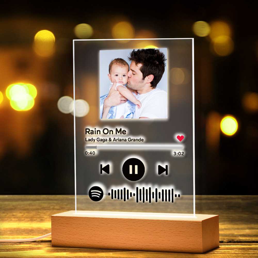 Custom Spotify Plaque Personalized Fathers Day Gift - Giftlab