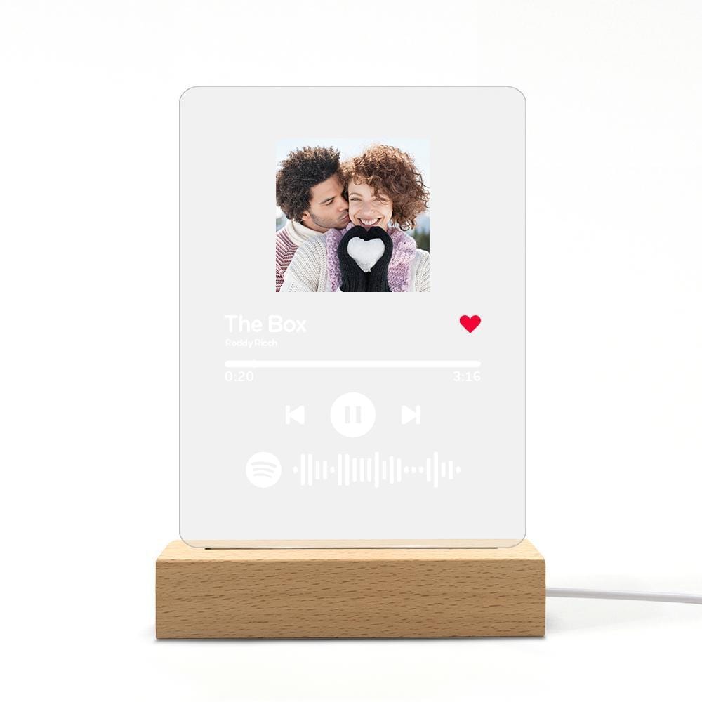 Spotify Music Plaque Night Light Personalized Anniversary Gifts Valentines Day Gifts - Giftlab