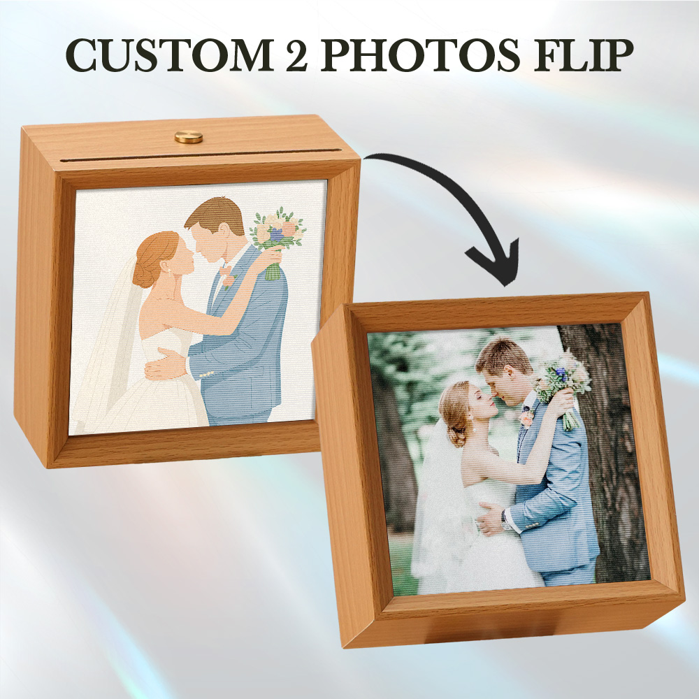 Custom Portrait Lenticular Photo Lamp  2 in 1