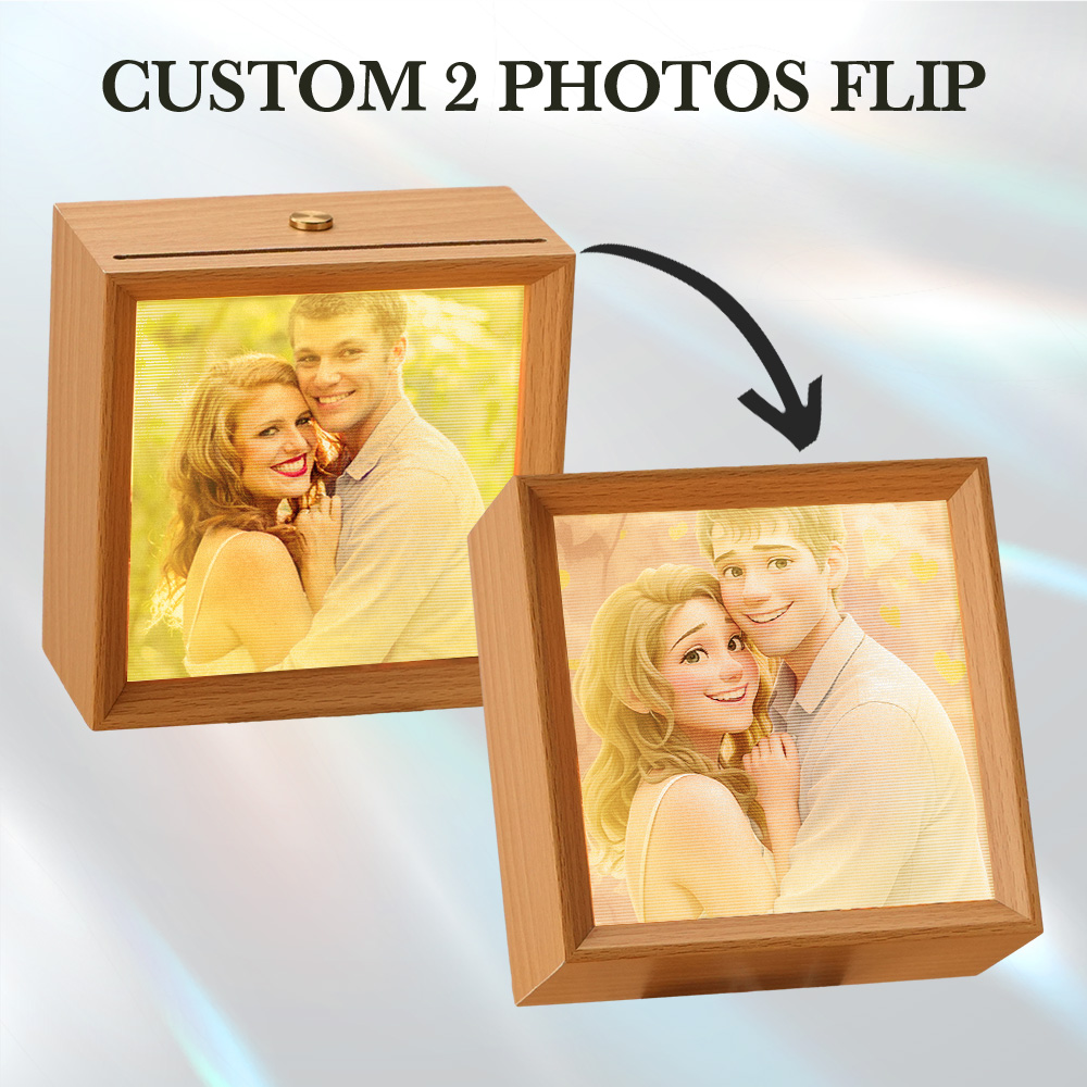 Custom Disney Lenticular Photo Lamp  2 in 1