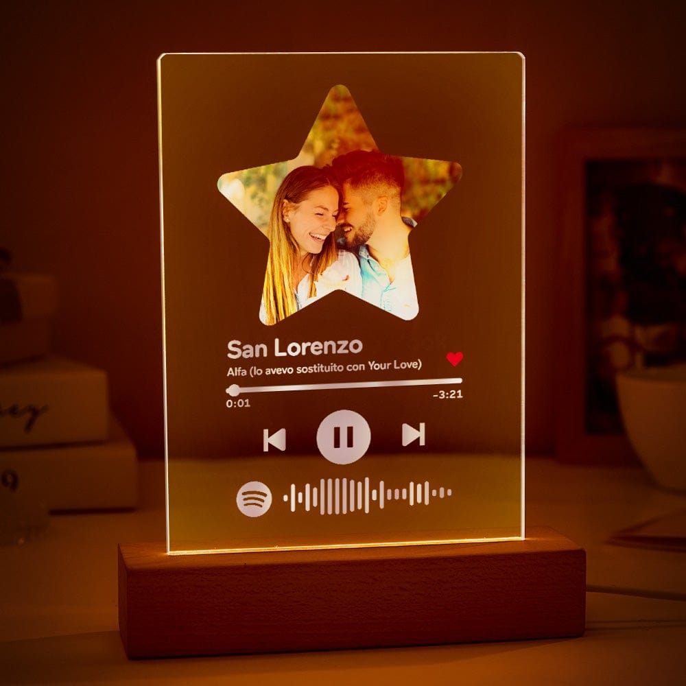 Custom Spotify Night Light Spotify Plaque Personalized Father's Day Gifts - Giftlab