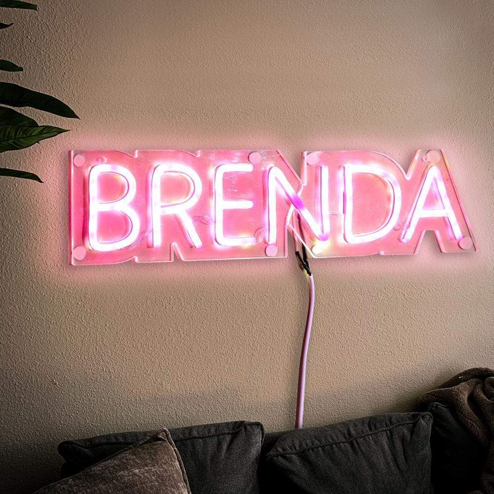 GiftLAB Custom Name Signs Custom Neon Lights Name Wall Art Christmas Gifts - Giftlab