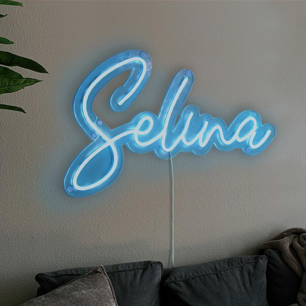 Name Wall Art Personalised Neon Signs Neon Name Signs - Giftlab
