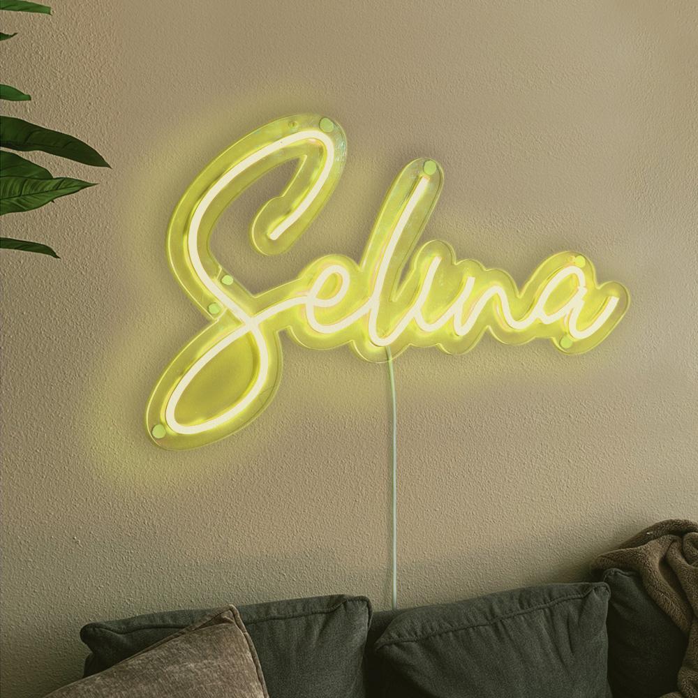 Name Wall Art Personalised Neon Signs Neon Name Signs - Giftlab