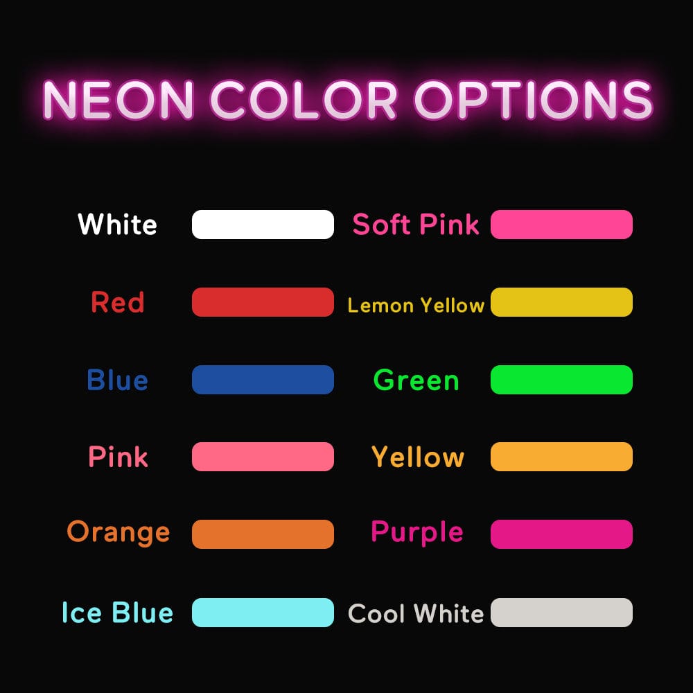 Personalized Name Neon Sign Custom Home Wall Decorations Light Sign Birthday Party Gift - Giftlab