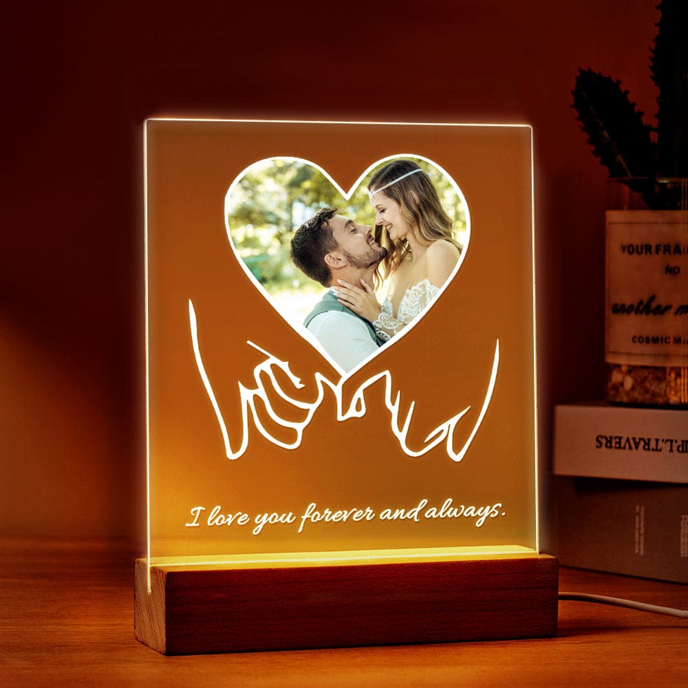 Personalized Night Light Custom Engraved Name Lamp For Anniversary Gifts - Giftlab