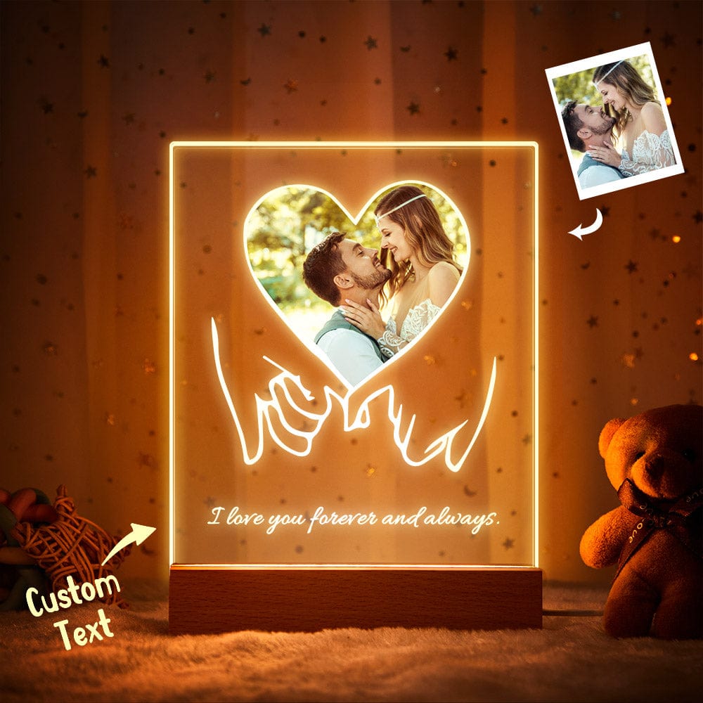 Personalized Night Light Custom Engraved Name Lamp For Anniversary Gifts - Giftlab