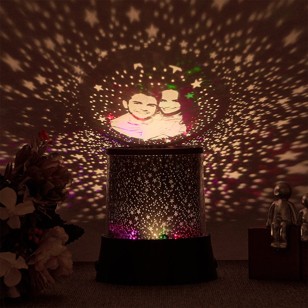 Personalized Photo Night Light Projector Valentine's Day Gift for Lover - Giftlab
