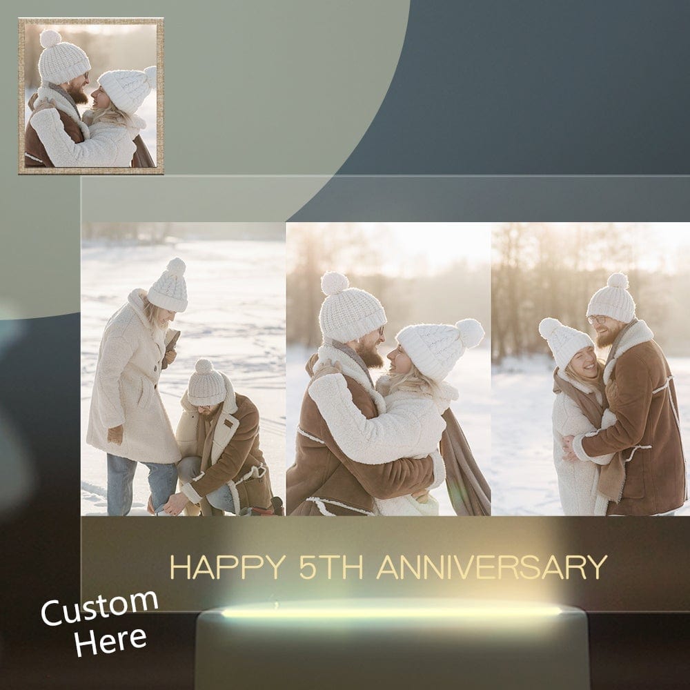 Custom Night Light With Photo LED Night Light Gifts For Anniversary - Giftlab