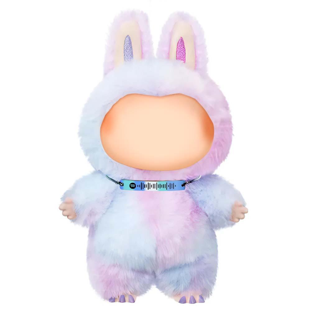 Custom Necklace for Labu Spotify Code Necklace  Graduation Necklaces Monster Doll Necklace