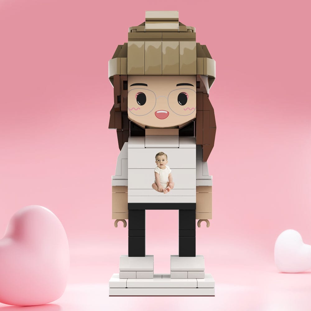 Custom Brick Figures Personlized Photo Brick Figures Gifts for Her - Giftlab