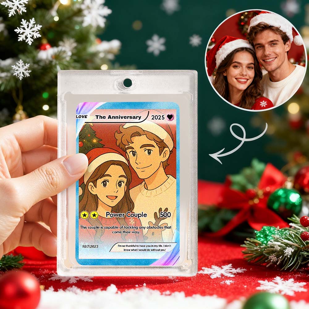 Custom Card Personalised Trading Card Gift For Him/Her or Couples. Unique Magnet Replica Cards. Birthdays, Anniversary Day