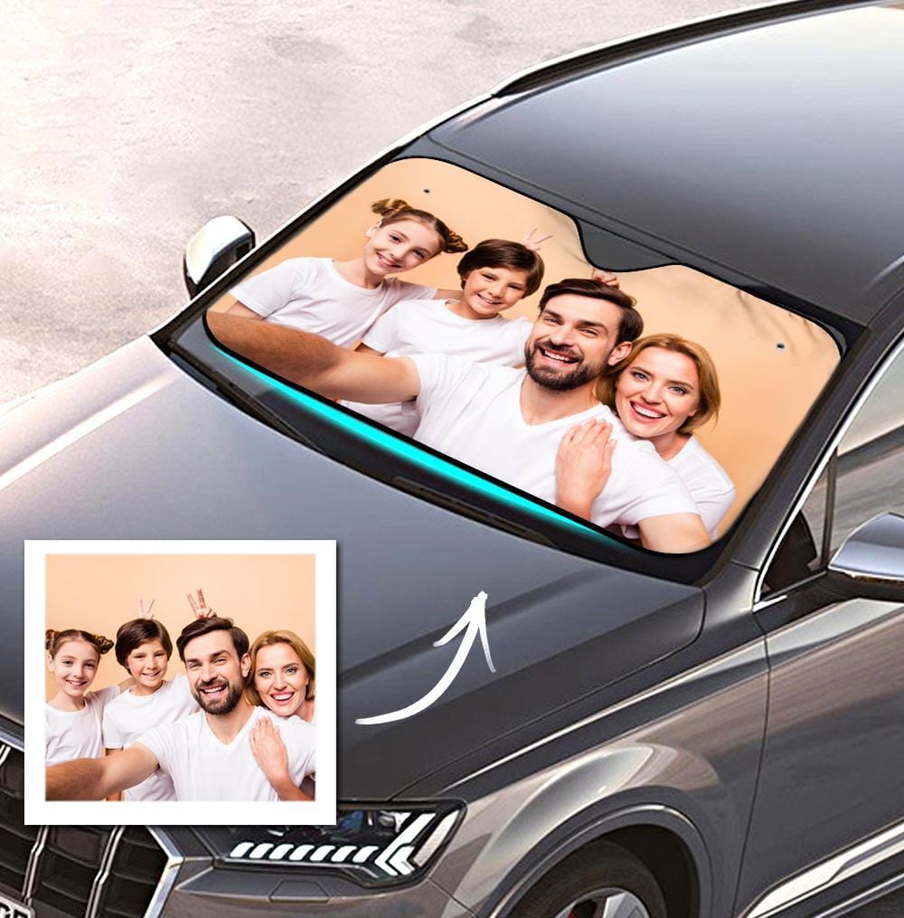 Custom Windshield Shade Auto Sun Shade Car Sun Shade Windshield Car Accessories - Family - Giftlab