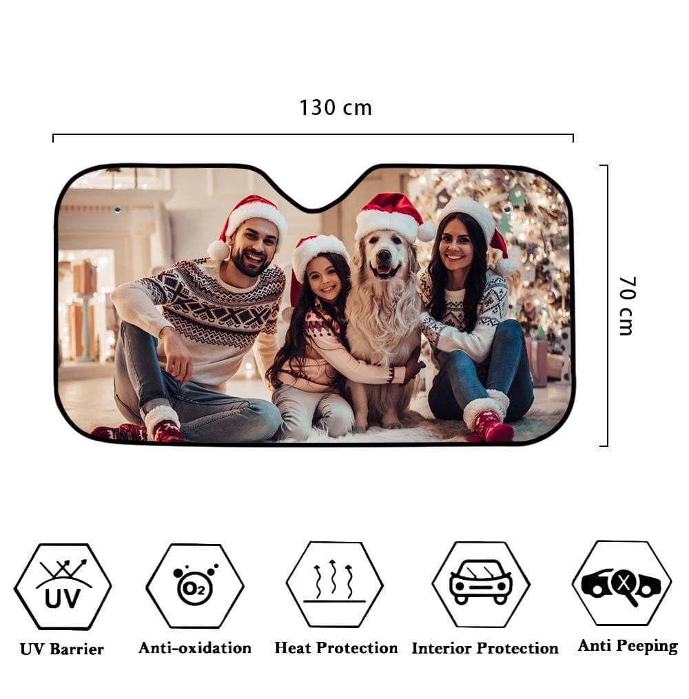 Car Accessories Custom Sun Shade Windshield for Dad - Giftlab