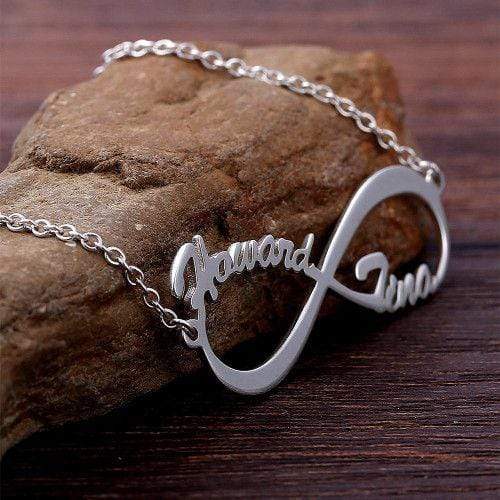 Infinite Name Necklace Long Distance Gifts Anniversary Gifts For Girlfriend - Giftlab