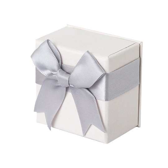 Luxury Wedding Ring Pendant Jewellery Box Bow Jewelry Packaging Box Carton