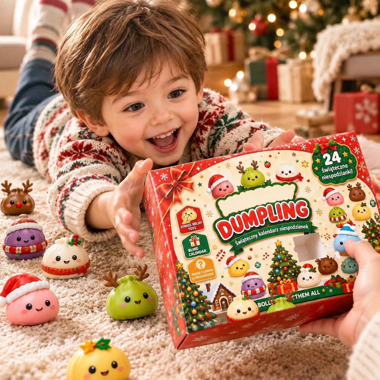 Squishy Dumpling Advent Calendar 2026 Christmas Advent Calendar Squishy Surprise Gifts For Kids