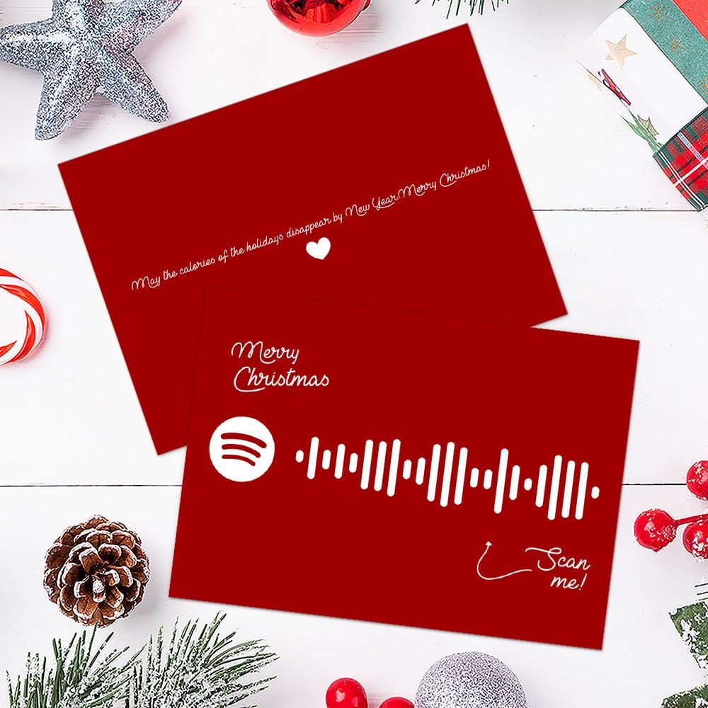I'll Be Home Spotify Code Music Greeting Card - Giftlab