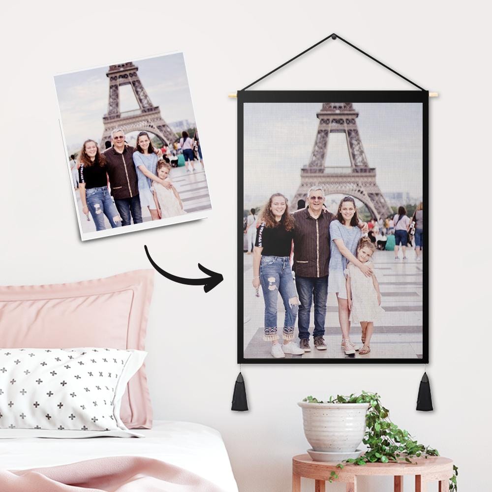 Father's Day Gift Family Photo Tapestry Home Decor - Giftlab