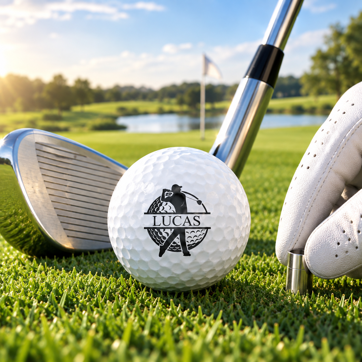 Personalized Golf Ball Stamp for Golfers – Custom Logo Marker, Unique Gift for Avid Players