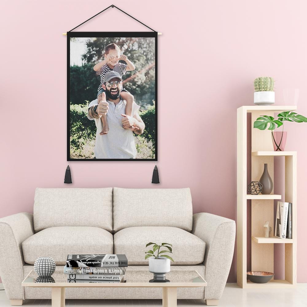 Father's Day Gift Family Photo Tapestry Home Decor - Giftlab