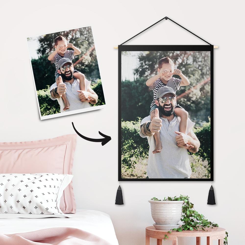 Father's Day Gift Family Photo Tapestry Home Decor - Giftlab