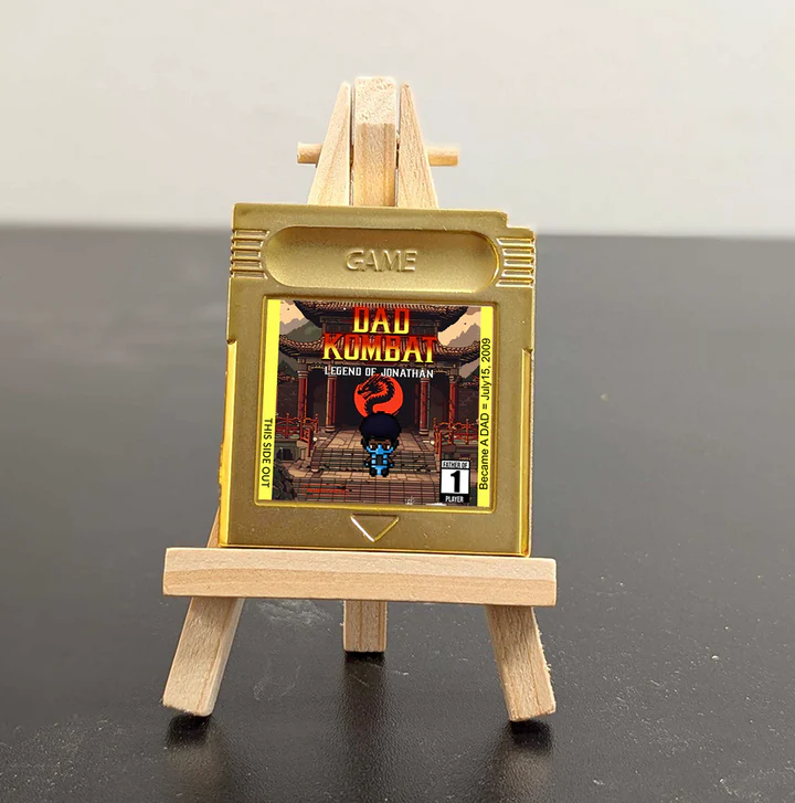 Dad Kombat Custom Gift for Dad - Personalized Card Gifts