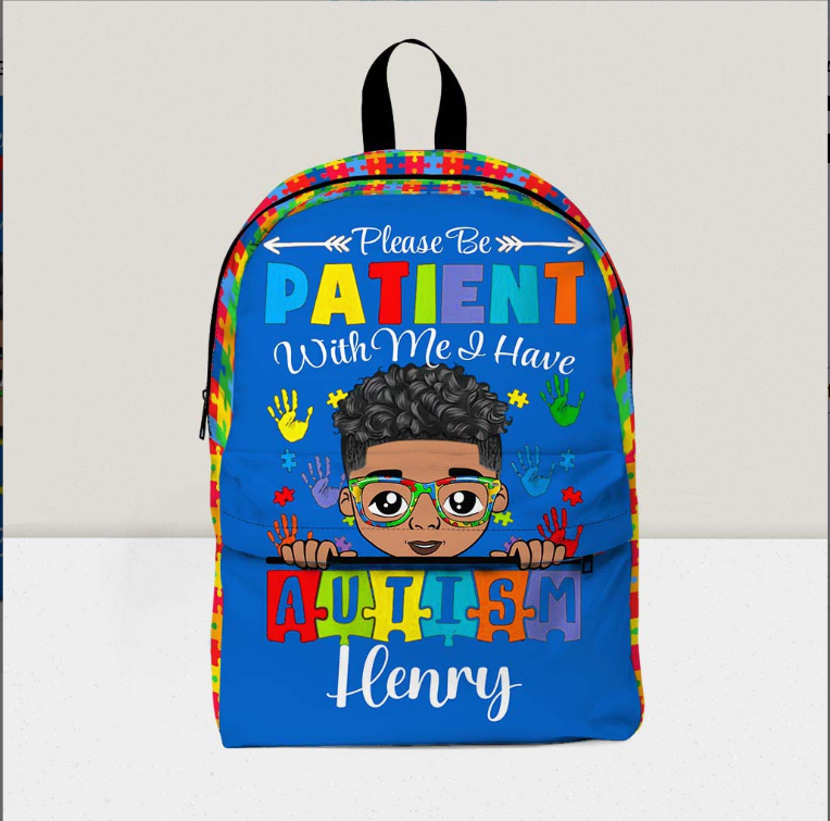Personalized Backpack For Kids With Autism