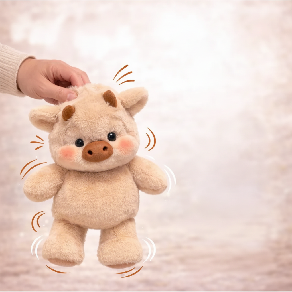 Shake & Giggle Wiggly Plush Toy – Interactive Soft Animal with Rattling Sound