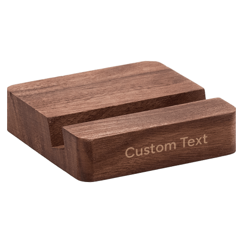 Custom Text Wooden Base - Giftlab