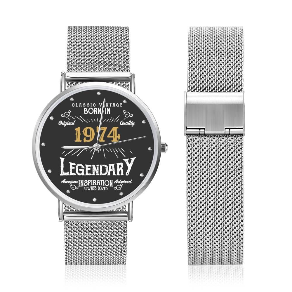 48th Birthday Watch Custom Printed Watch 1974 Birthday Gifts 48th Birthday Gifts - Giftlab