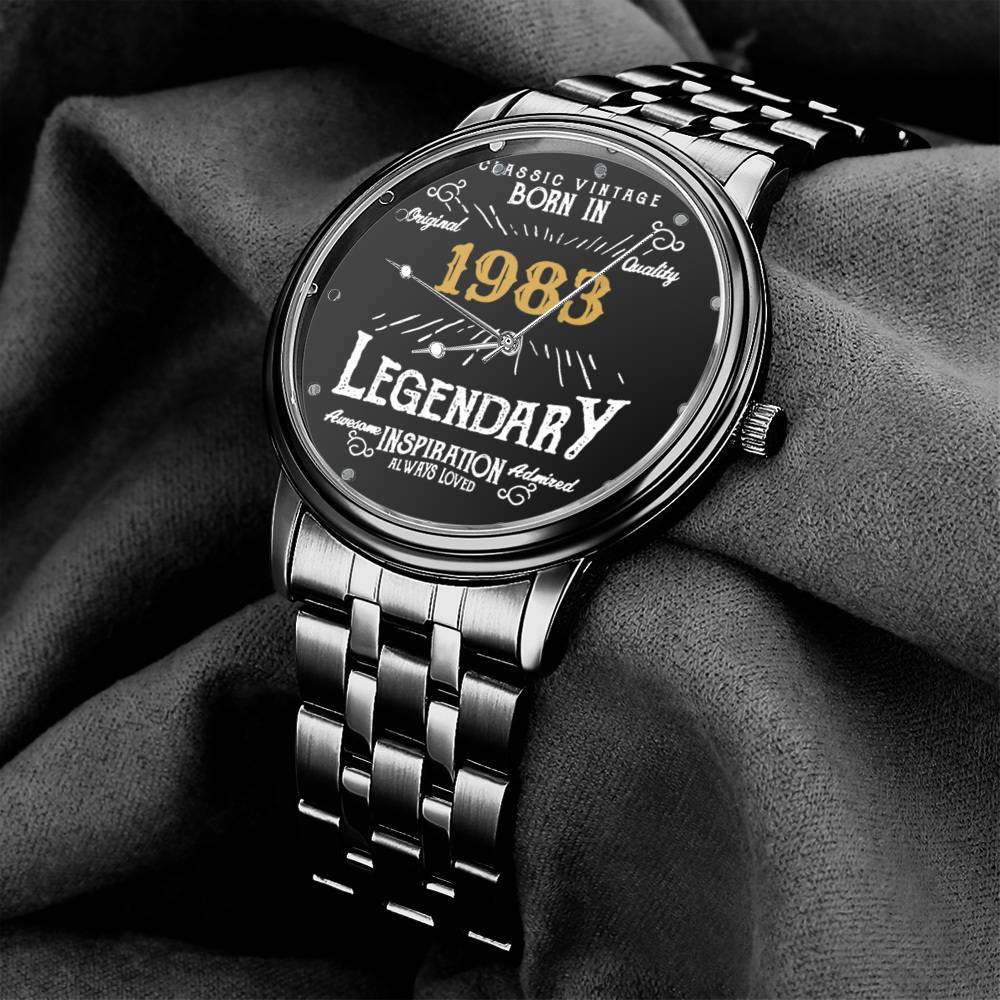 39th Birthday Watch Custom Printed Watch 1983 Birthday Gifts 39th Birthday Gifts - Giftlab