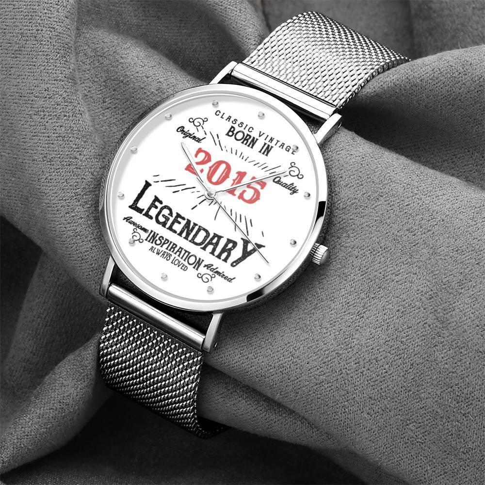 7th Birthday Watch Custom Printed Watch 2015 Birthday Gifts 7th Birthday Gifts - Giftlab