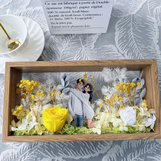 Frame Deep Screen Frame, Deep Frame, Wooden 3D Photo Frame/Deep Picture Frames/Foam Frames, for Seashells Medals, Dried Flowers, Crossword Puzzles, Memories.-Mahogany