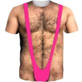 Funny Hairy Chest Muscle T Shirts for Men Novelty Abs Tee Shirts Gag Gifts for Bachelor Party Summer Beach Short Sleeve Tops Multiple Styles