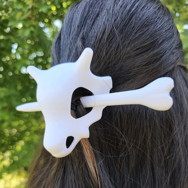 Cute Skull Hairpin Unique Dragon Design Inspired Hair Clip Gift