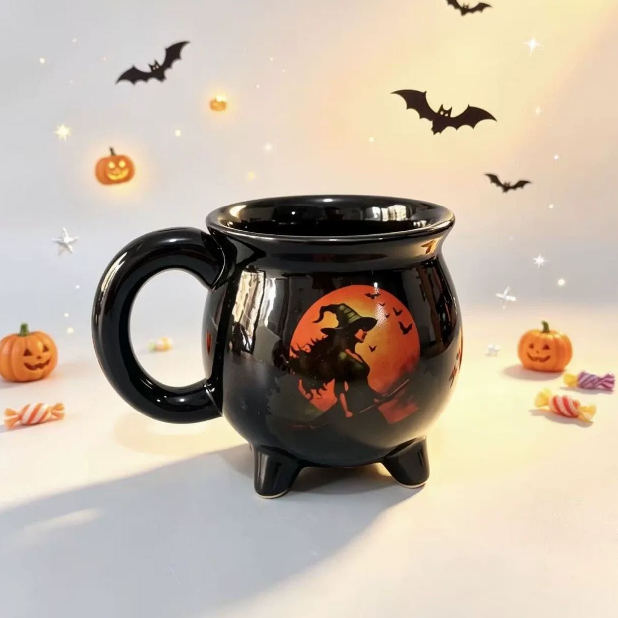 Cauldron Mug Witch Coffee Mug Witchy Mug Halloween Cauldron Coffee Cup Gifts
