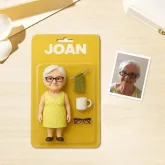 Fully Body Custom 3D Effect Action Figure Pack Packaging Toy Box Style Art Gift Personalized 2D Printing Acrylic Keychain Gift for Family