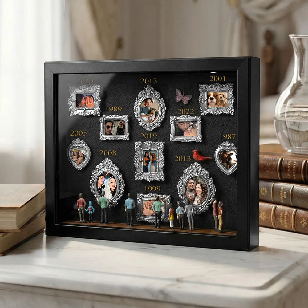 Custom Photo & Year Museum of Us Frame Gift for Someone You Love Cute Miniature Museum Gifts Meaningful Gift Family Gifts
