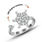 Fidget Rings Adjustable Anxiety Ring Opening Rings Anti-Anxiety Stress Relief Gifts